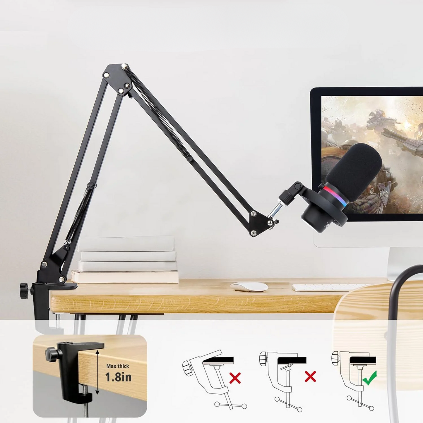 Microphone Stand for Desk